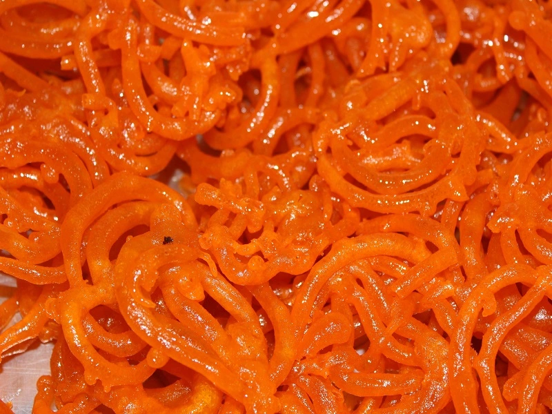 Delicious Jalebi at Punjab Sweets & Restaurant in Edmonton, AB