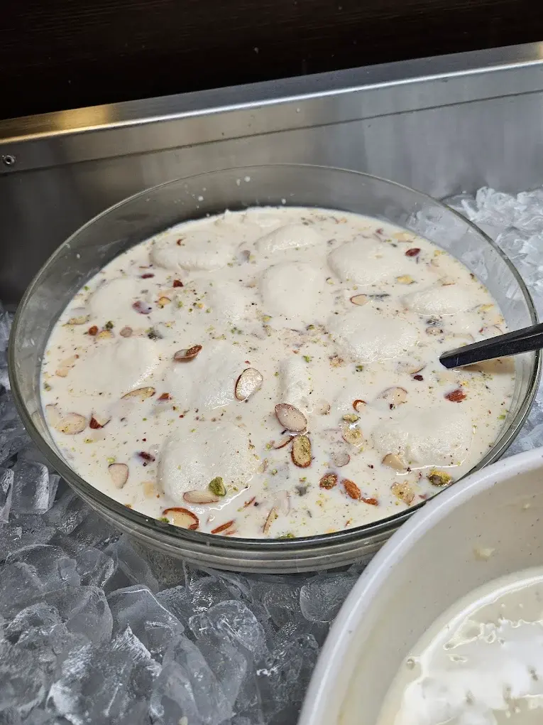 Delicious Rasmalai at Punjab Sweets & Restaurant in Edmonton, AB